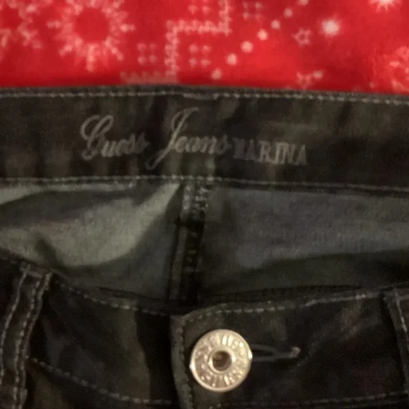 G by Guess Black Straight Leg Jeans Sz 28 NWOT - Picture 5 of 5